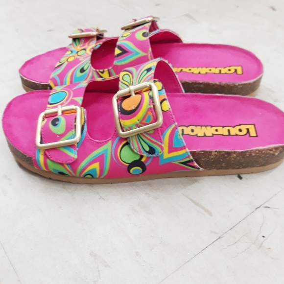 SHAGADELIC 1left Floral Earth SandalsNWOT - Picture 2 of 12